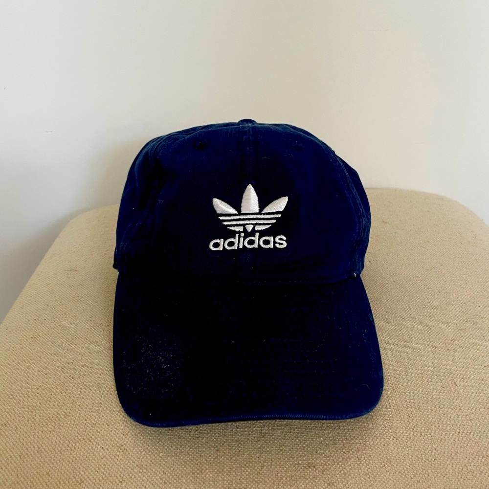 Navy blue adidas hat